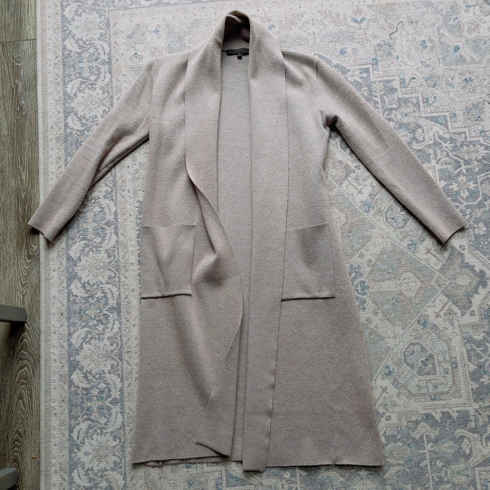 Maxsport duster coatigan size S taupe